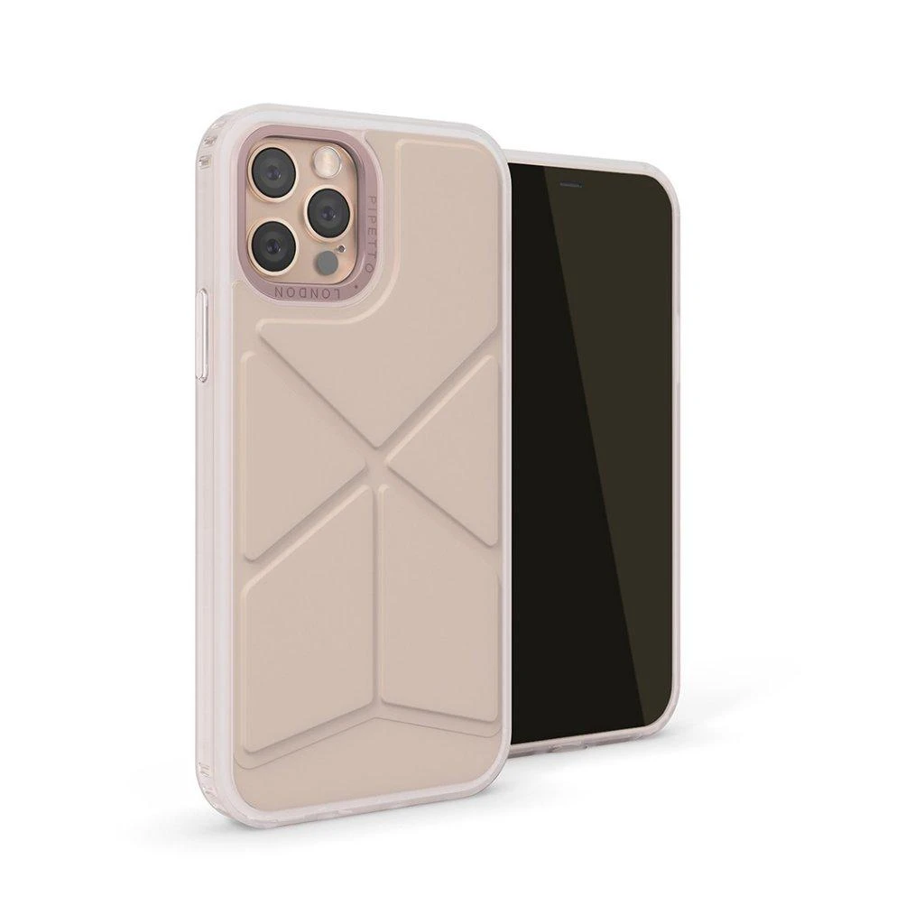 Pipetto Origami Snap Case for iPhone 12 Pro Max - Dark mėlynas