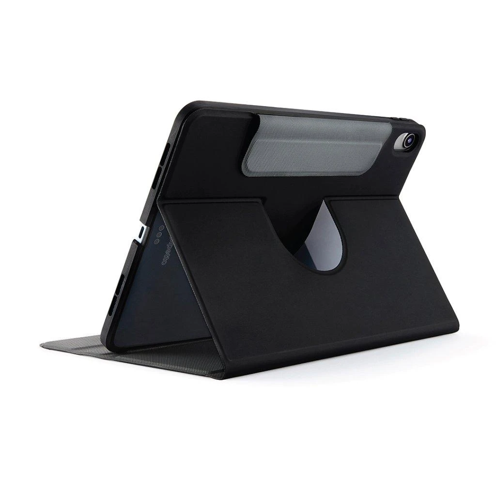 Pipetto Origami No5 Rotating dėklas, juodos spalvos – Apple iPad 10.9 (2022)