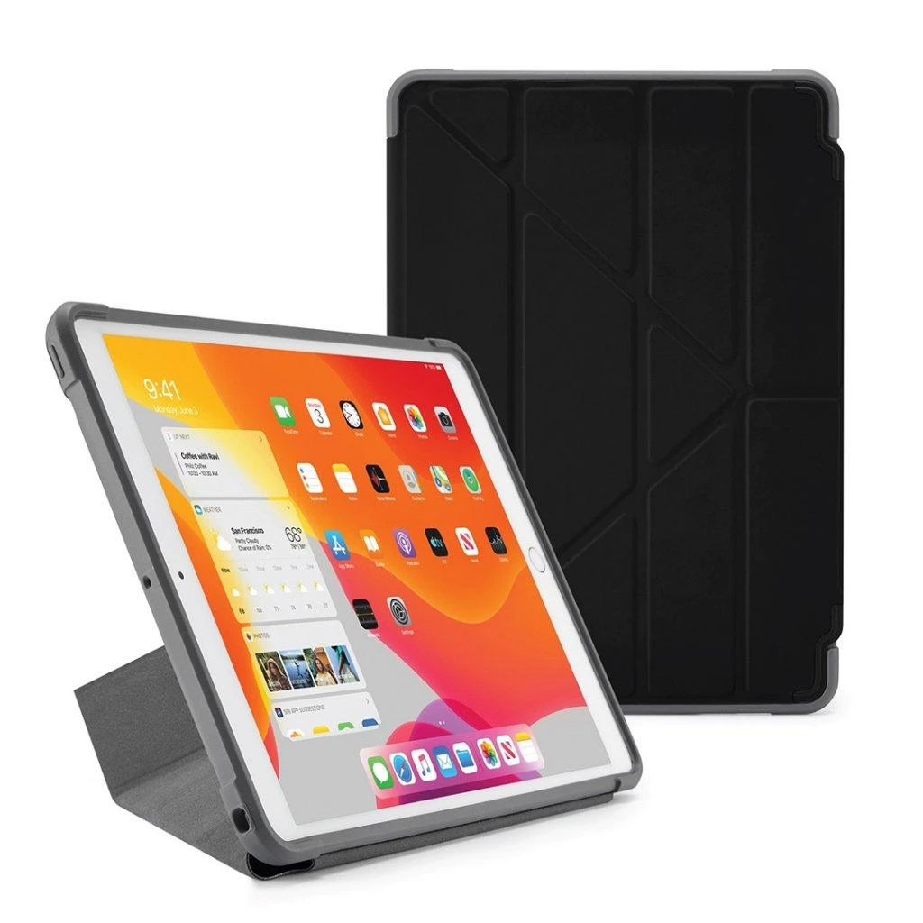 „Pipetto Origami Shield“ dėklas, skirtas „iPad 10.2“ (2019/2020) – tamsiai mėlynas