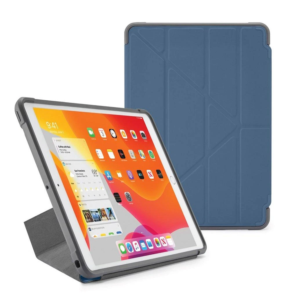 Pipetto 89cc Origami skydas iPad 10.2 colio (2019/2020/2021) – juodas