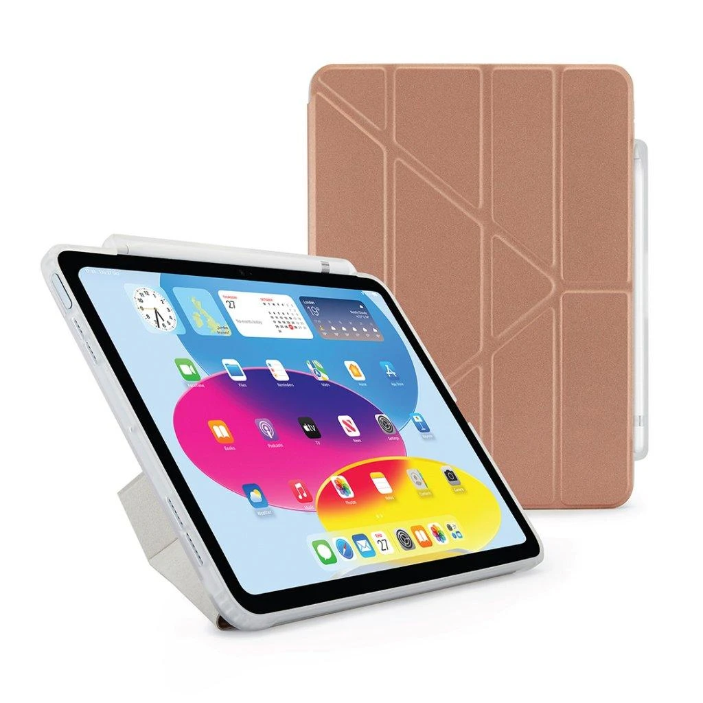 Cases And Covers Pipetto Origami No3 Pieštukas Dėklas, rose auksinis – Apple iPad 10.9 (2022)