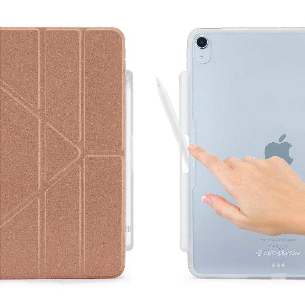 Cases And Covers Pipetto Origami No3 Pieštukas Dėklas, rose auksinis – Apple iPad 10.9 (2022)