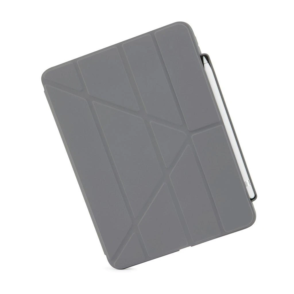 Pipetto Origami No3 Pieštukas dėklas, pilkos spalvos – Apple iPad (A16) / Apple iPad (2022)