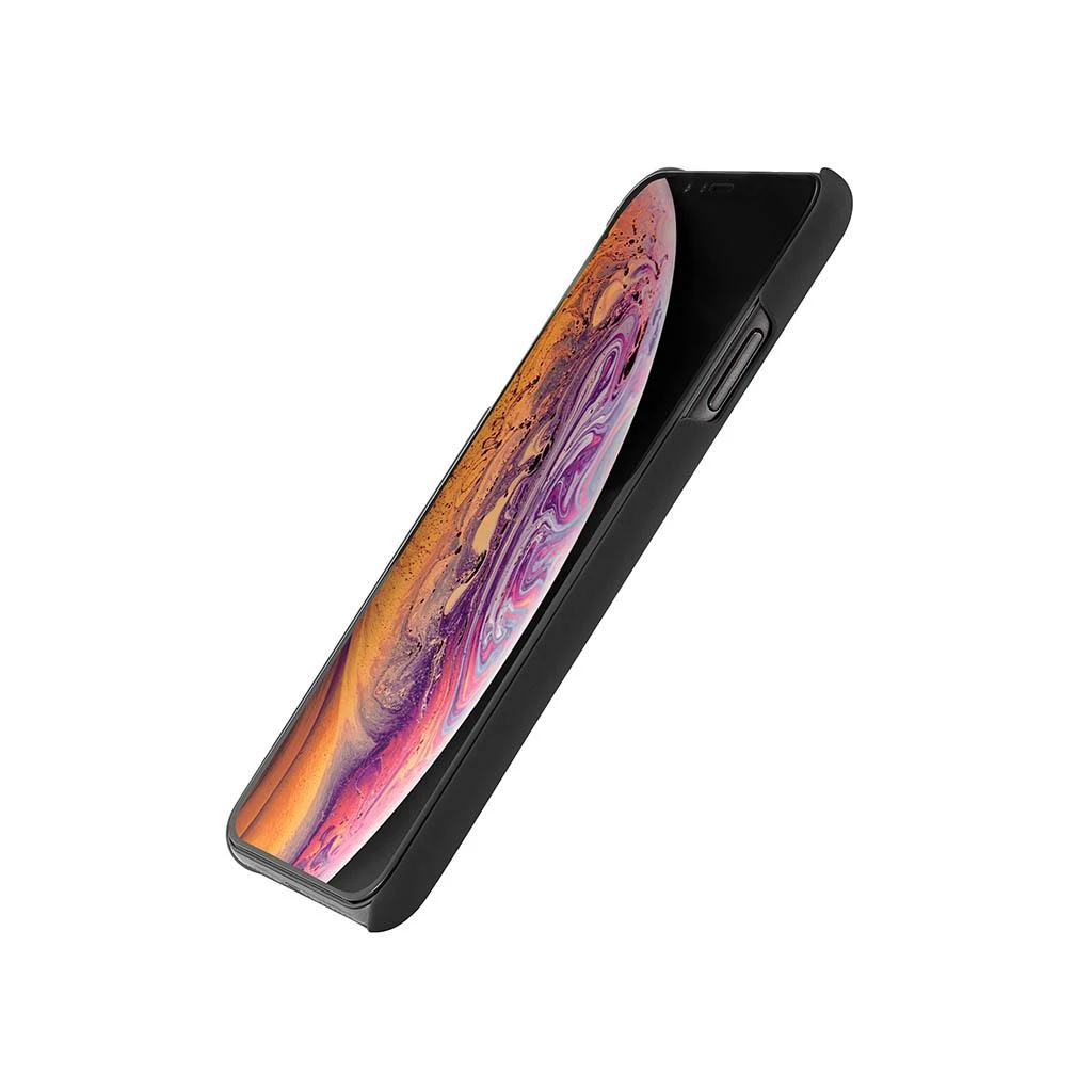 Pipetto iPhone XS Max Magnetic Folio Odinis dėklas with Wireless Charging - Navy mėlynas