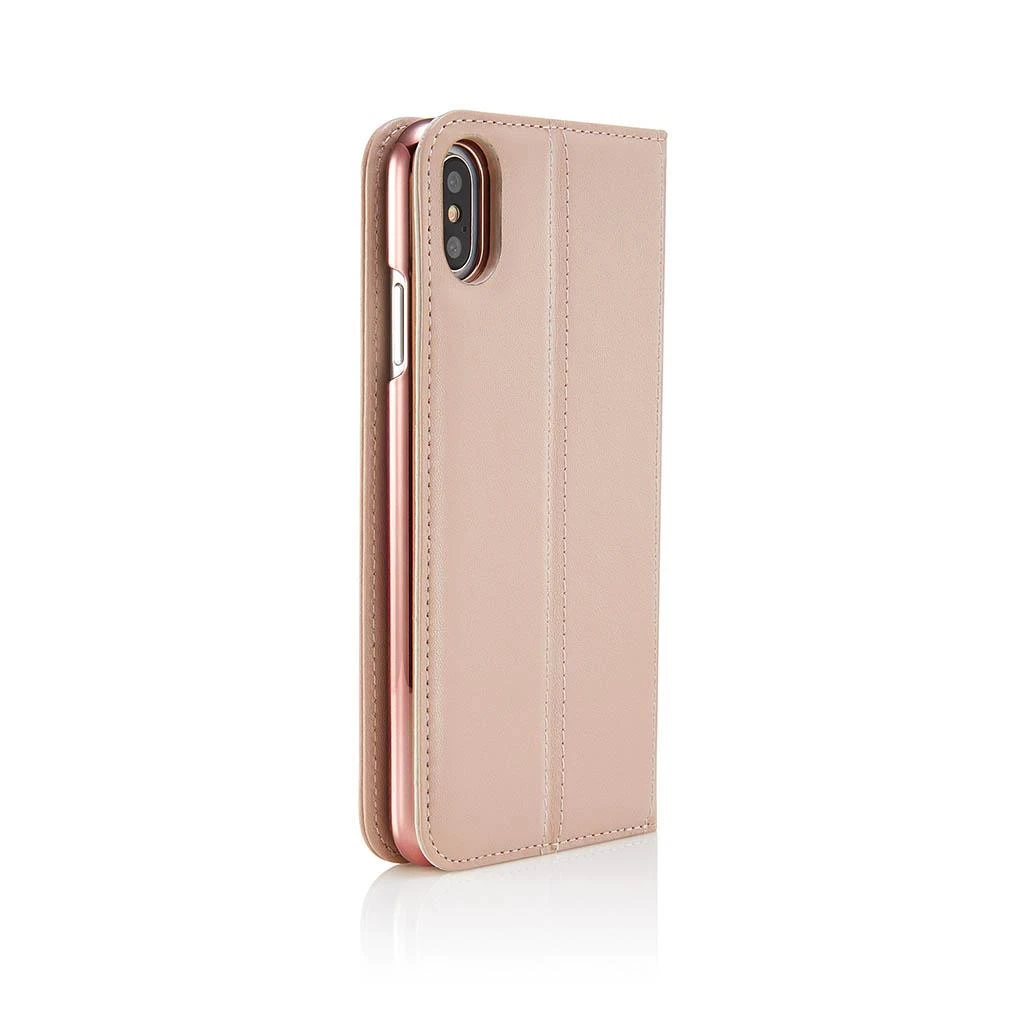 Pipetto iPhone XS Max Magnetic Folio Odinis dėklas with Wireless Charging - Navy mėlynas
