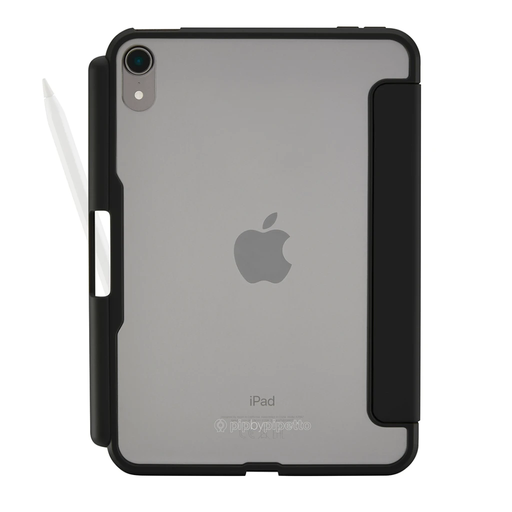 Pipetto planšetinio kompiuterio dėklas Pipetto Origami Pieštukas Case iPad Mini 6 - juodas