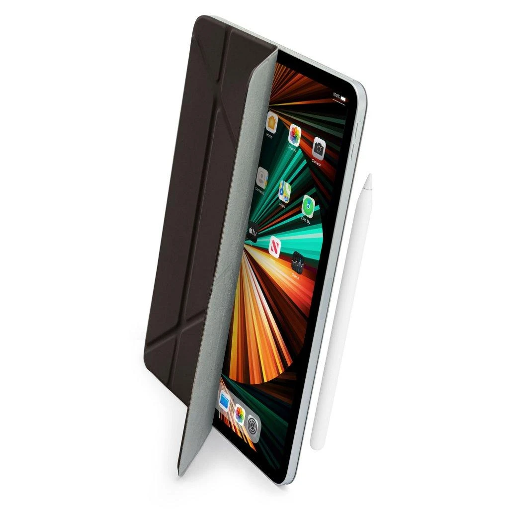 Pipetto Origami No4 Folio Case for iPad Pro 12.9" (2021) - Juodas