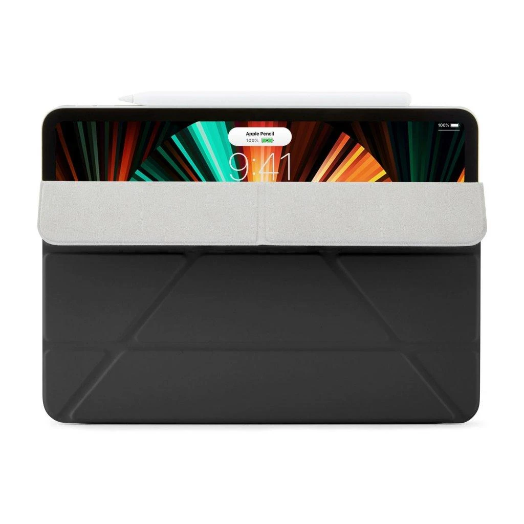 Pipetto Origami No4 Folio Case for iPad Pro 12.9" (2021) - Juodas
