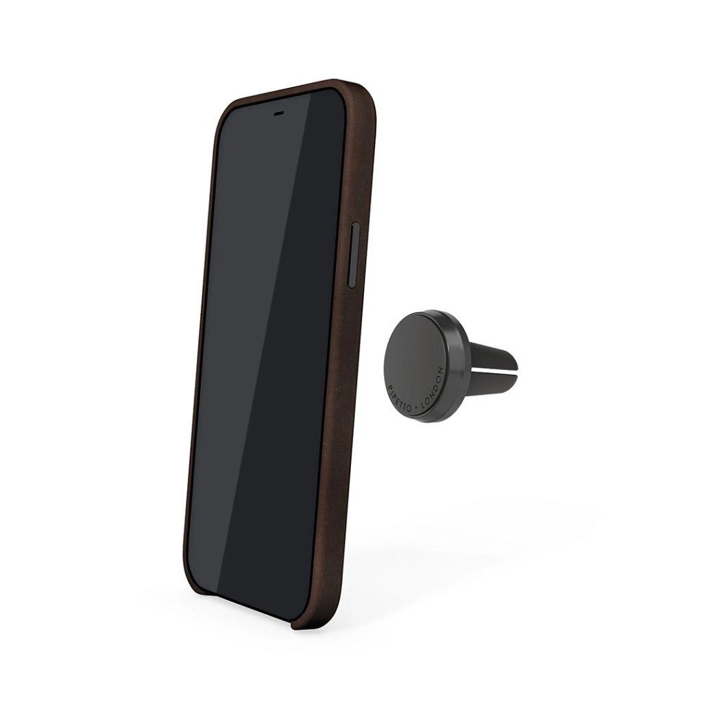 Pipetto magnetinis Odinis dėklas iPhone 12/12 Pro su magnetiniu laikikliu ir aukščiausios kokybės dizainu - dulkėtos rožinės spalvos