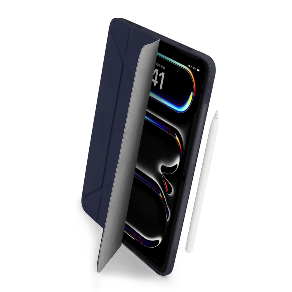Pipetto iPad Pro 13 (2024) Origami No1 Original Case - Dark mėlynas
