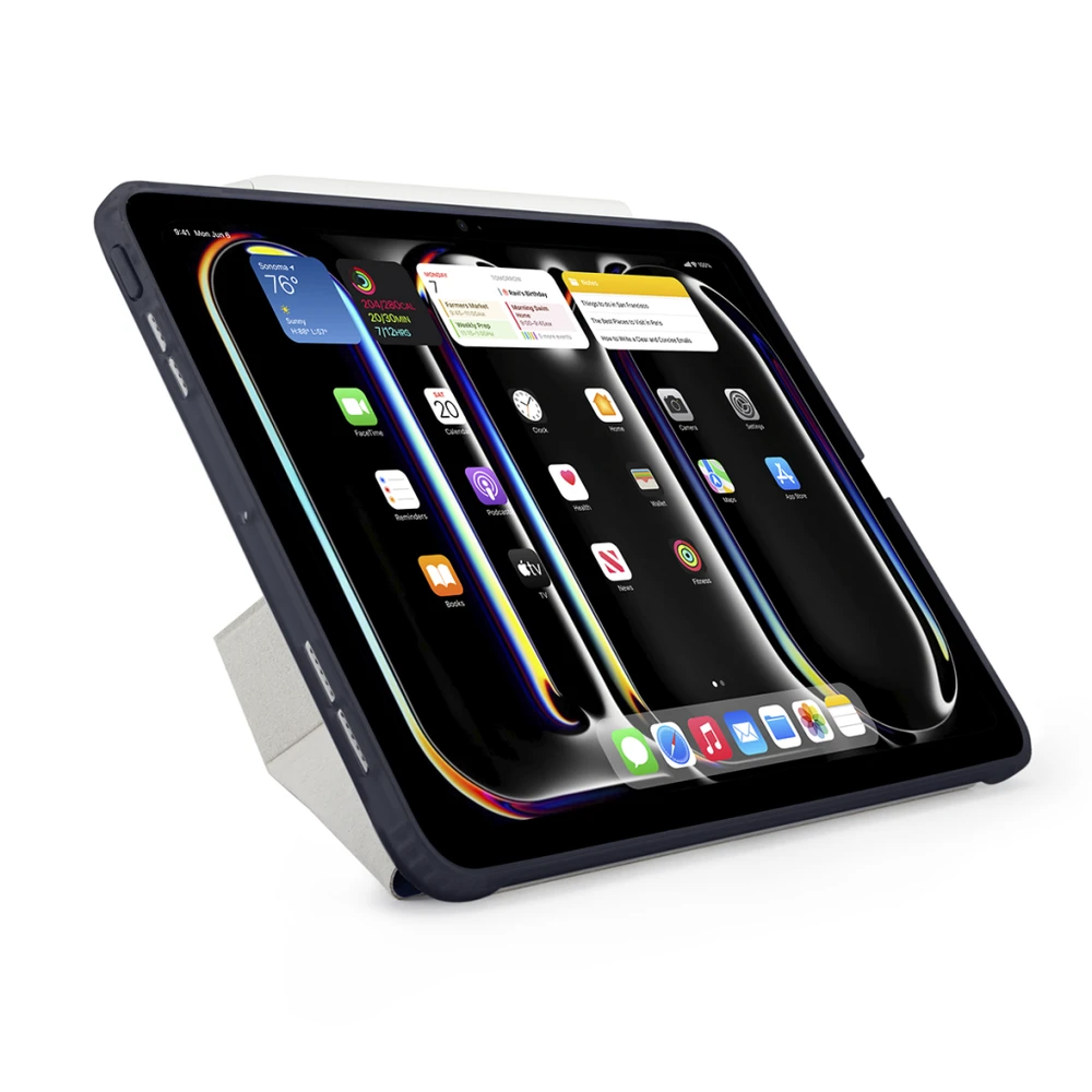 Pipetto iPad Pro 13 (2024) Origami No1 Original Case - Dark mėlynas