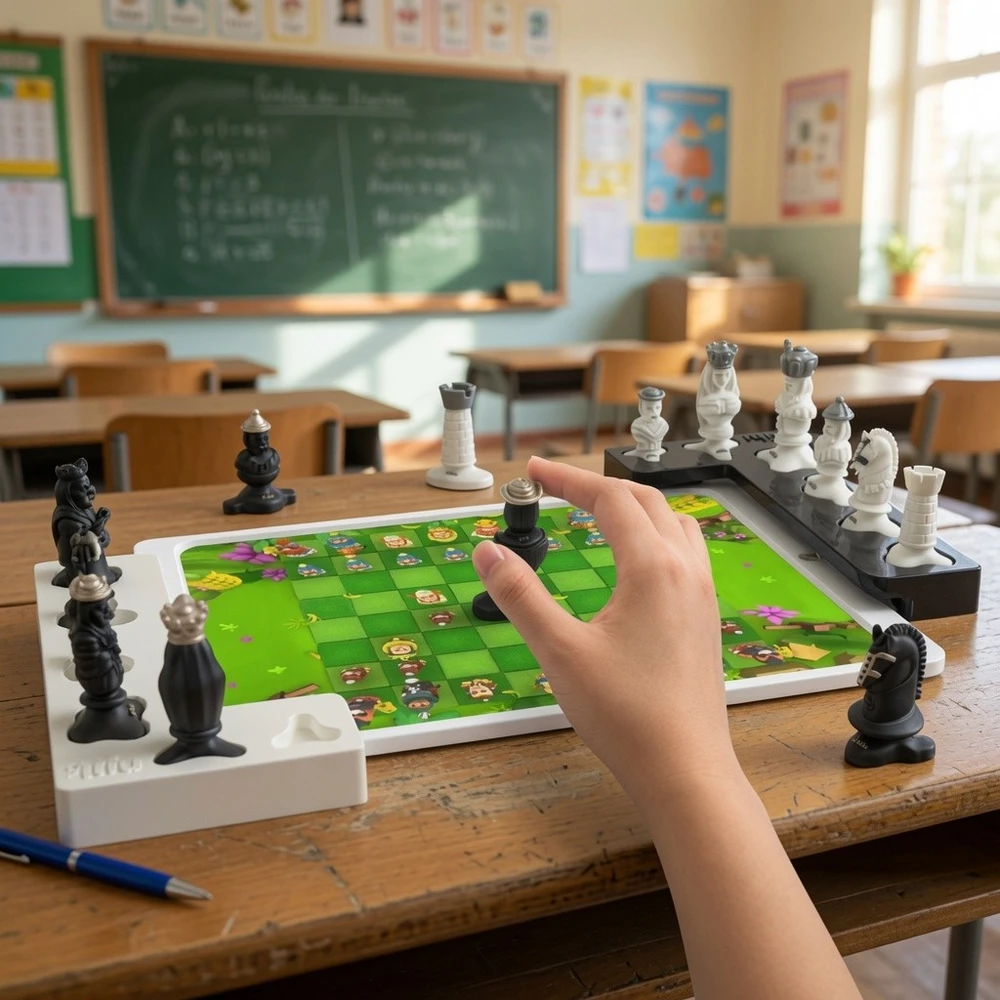 Shifu Tacto Chess - loginis žaidimas planšetiniam kompiuteriui