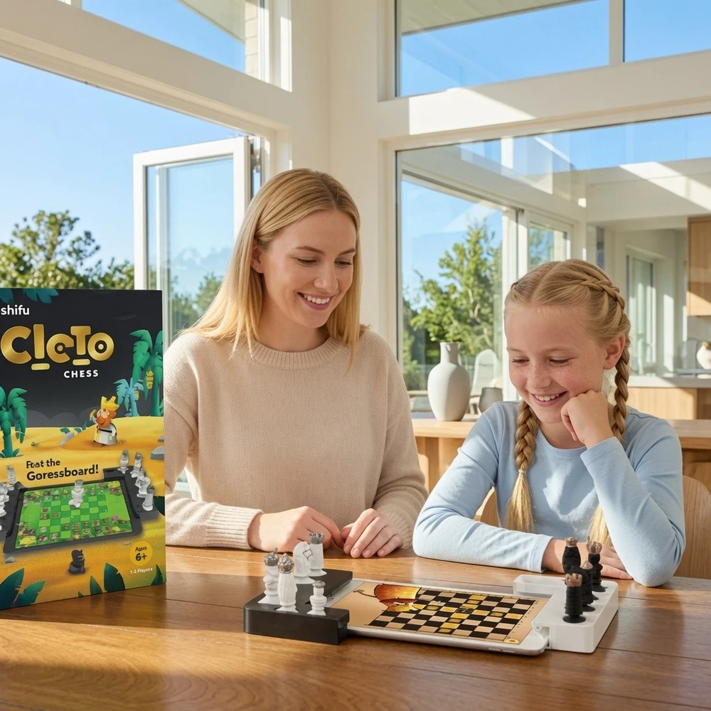 Shifu Tacto Chess - loginis žaidimas planšetiniam kompiuteriui