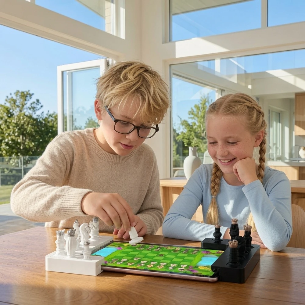 Shifu Tacto Chess - loginis žaidimas planšetiniam kompiuteriui
