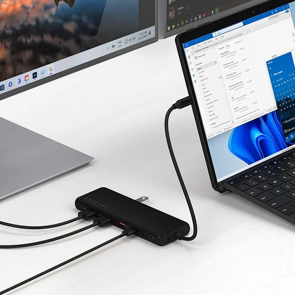 SATECHI 13-in-1 USB-C Triple Ekranas Multiport Adapteris