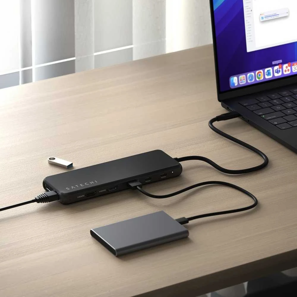SATECHI 13-in-1 USB-C Triple Ekranas Multiport Adapteris