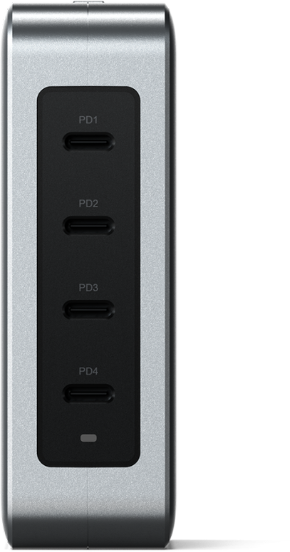SATECHI 145W USB-C 4 prievadų GaN kelioninis įkroviklis