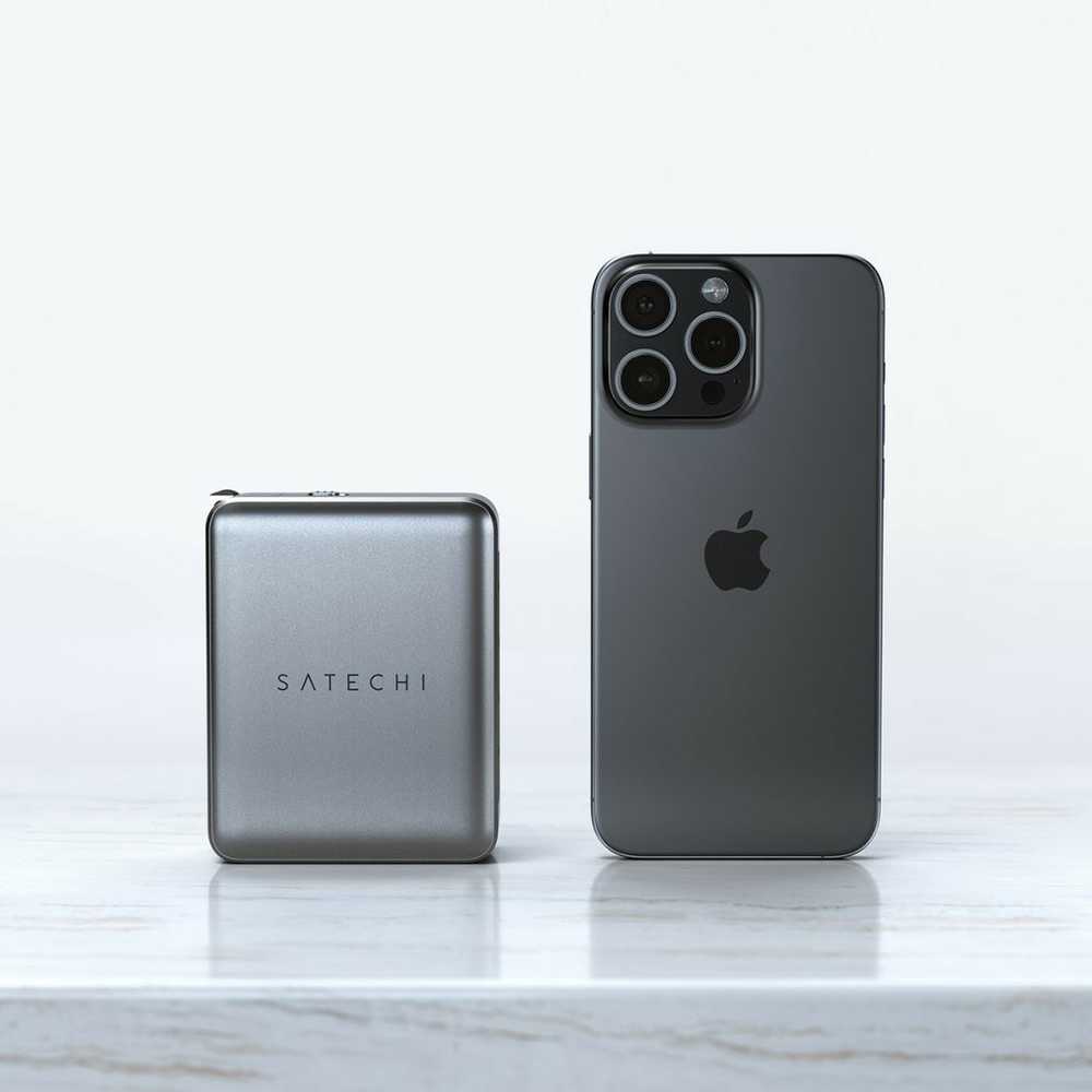 SATECHI 145W USB-C 4 prievadų GaN kelioninis įkroviklis