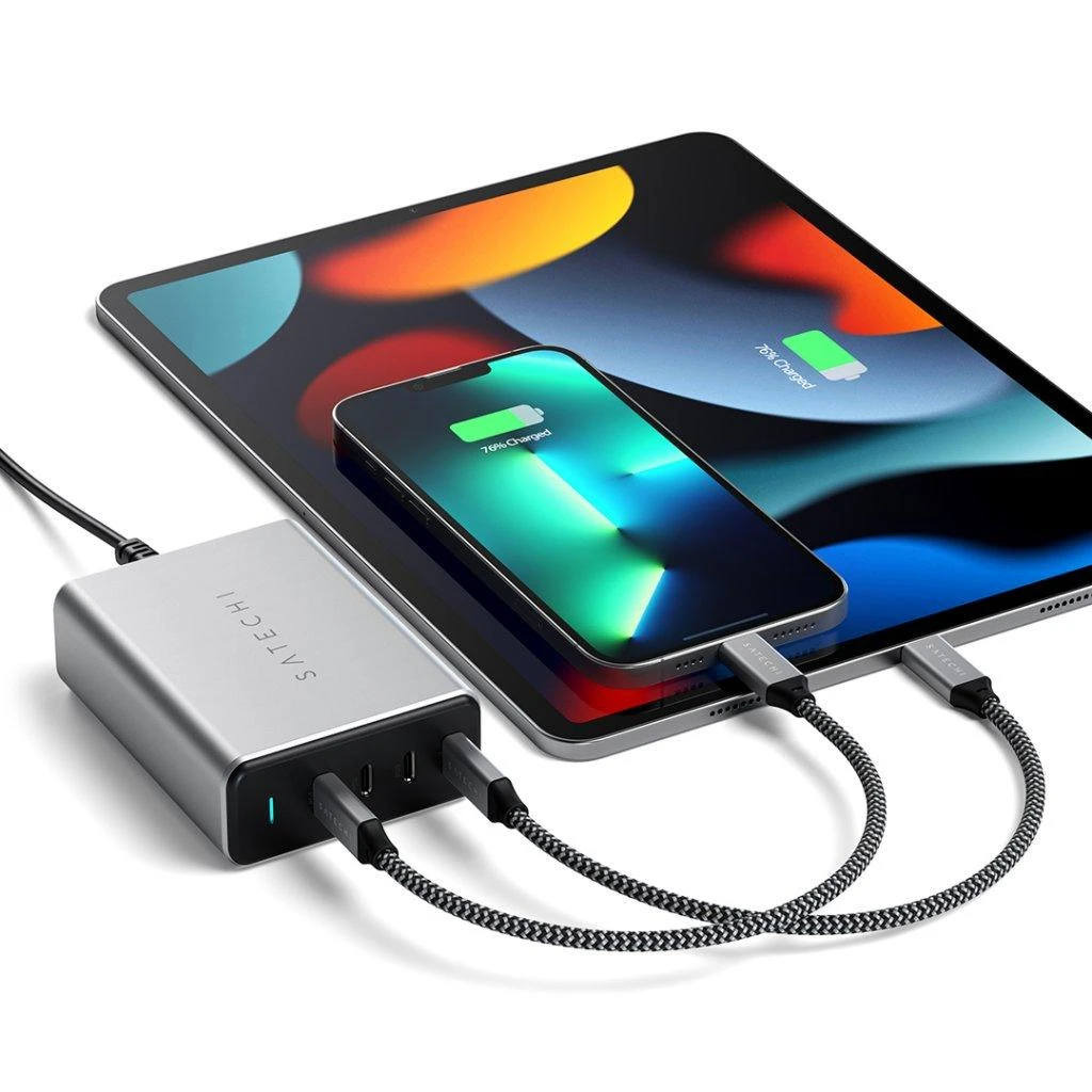 SATECHI 165W USB-C 4-Port PD GaN Charger - EU