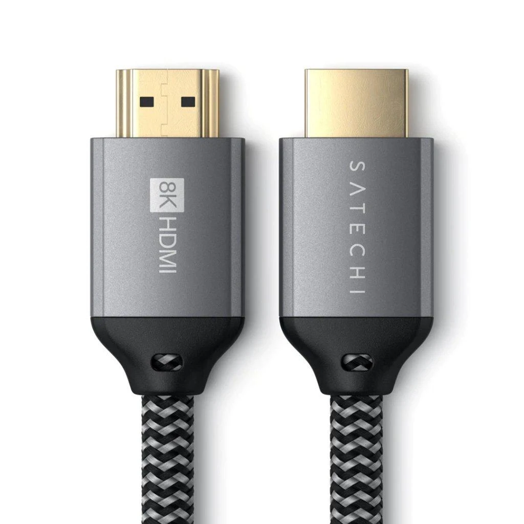 Satechi 8K HDMI laidas su metaliniais antgaliais