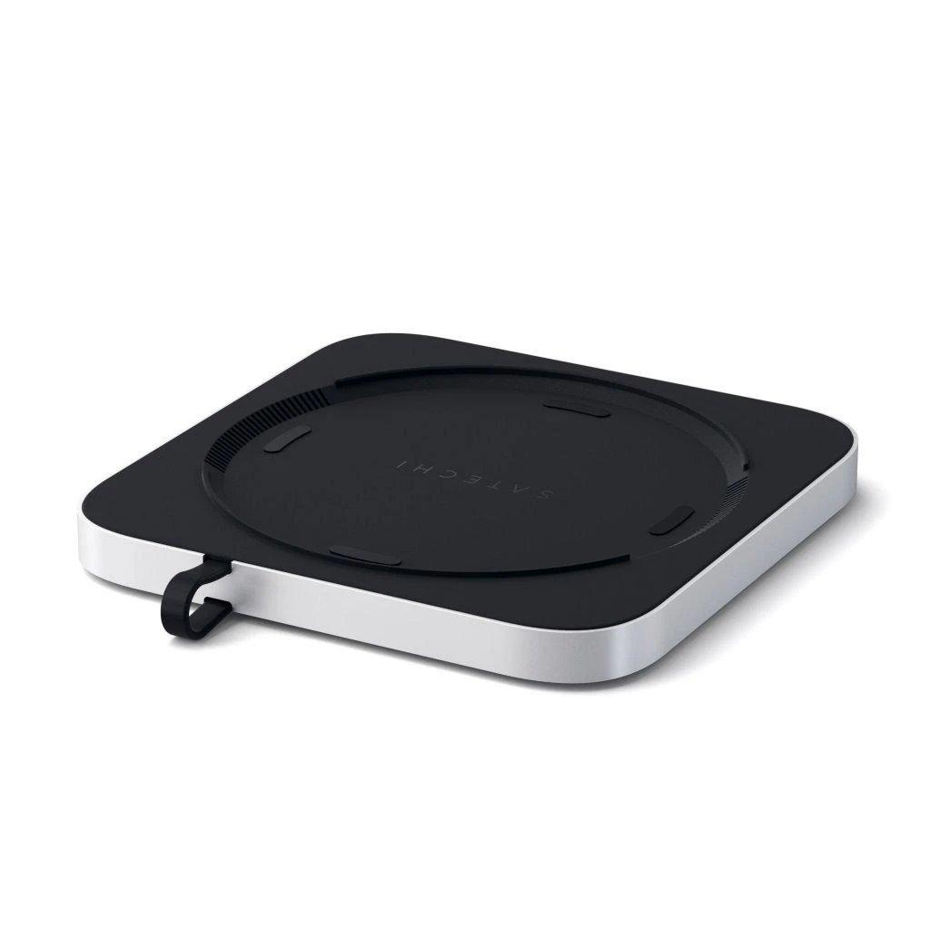 Satechi Aliuminio do Mac Mini USB-C (USB-C, 3x USB-A, czytnik kart micro/SD, lizdo prievadas) (sidabrinė)