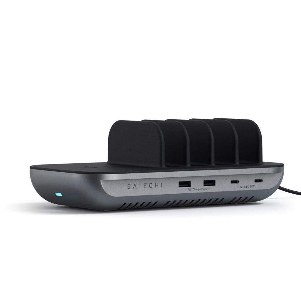 Įkroviklis Satechi Multi- Device 2x USB-A 2x USB-C 3 A (ST- WCS5PM)
