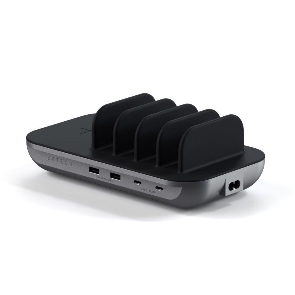 Įkroviklis Satechi Multi- Device 2x USB-A 2x USB-C 3 A (ST- WCS5PM)