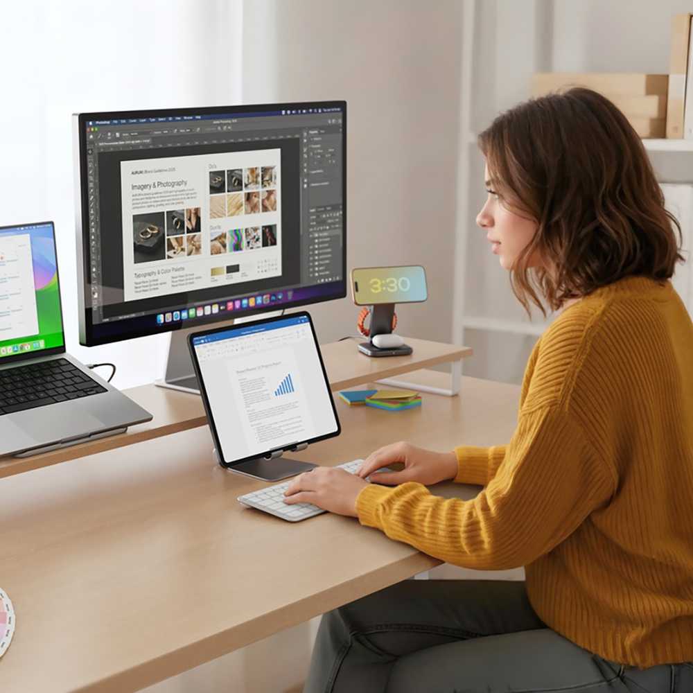 Satechi EX1 Slim Belaidė klaviatūra Nordic išdėstymas - Sidabrinis