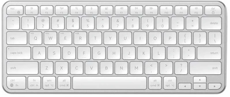 Belaidė klaviatūra QWERTY Satechi Slim EX1 Mac / PC ST-KEX1S-EN sidabrinis