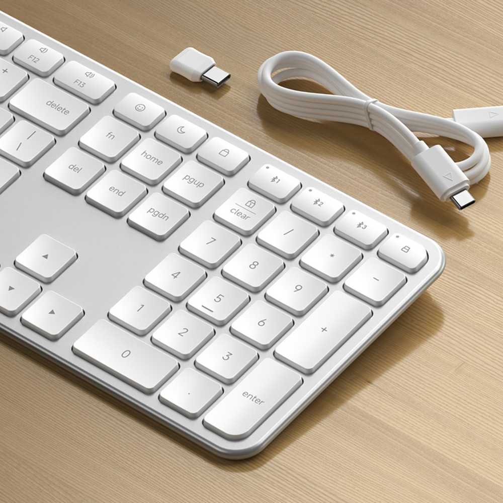 Satechi EX3 Slim Belaidė klaviatūra Nordic išdėstymas - Sidabrinis