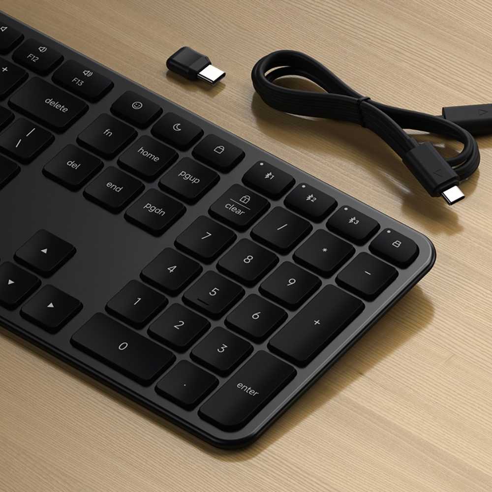 Satechi EX3 Slim Belaidė klaviatūra Nordic išdėstymas - Space Juodas