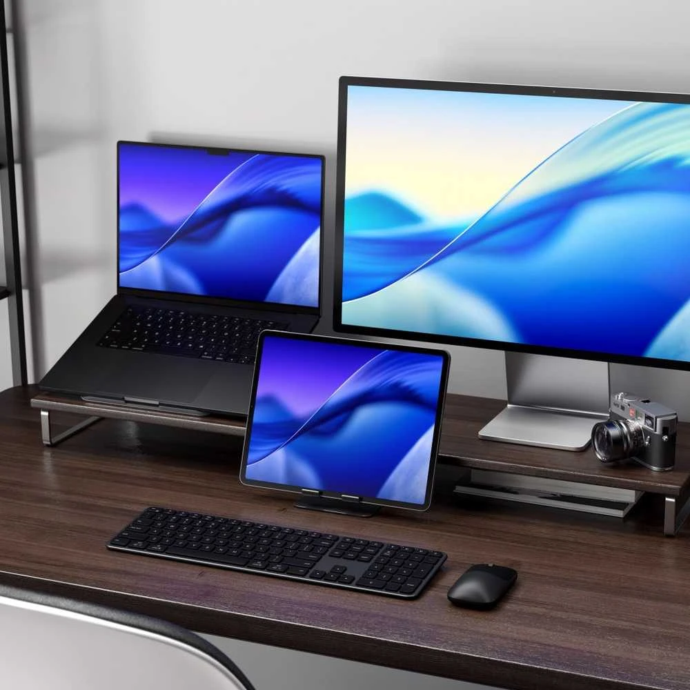 Belaidė klaviatūra QWERTY Satechi Slim EX3 Mac / PC ST-KEX3C-EN juodas