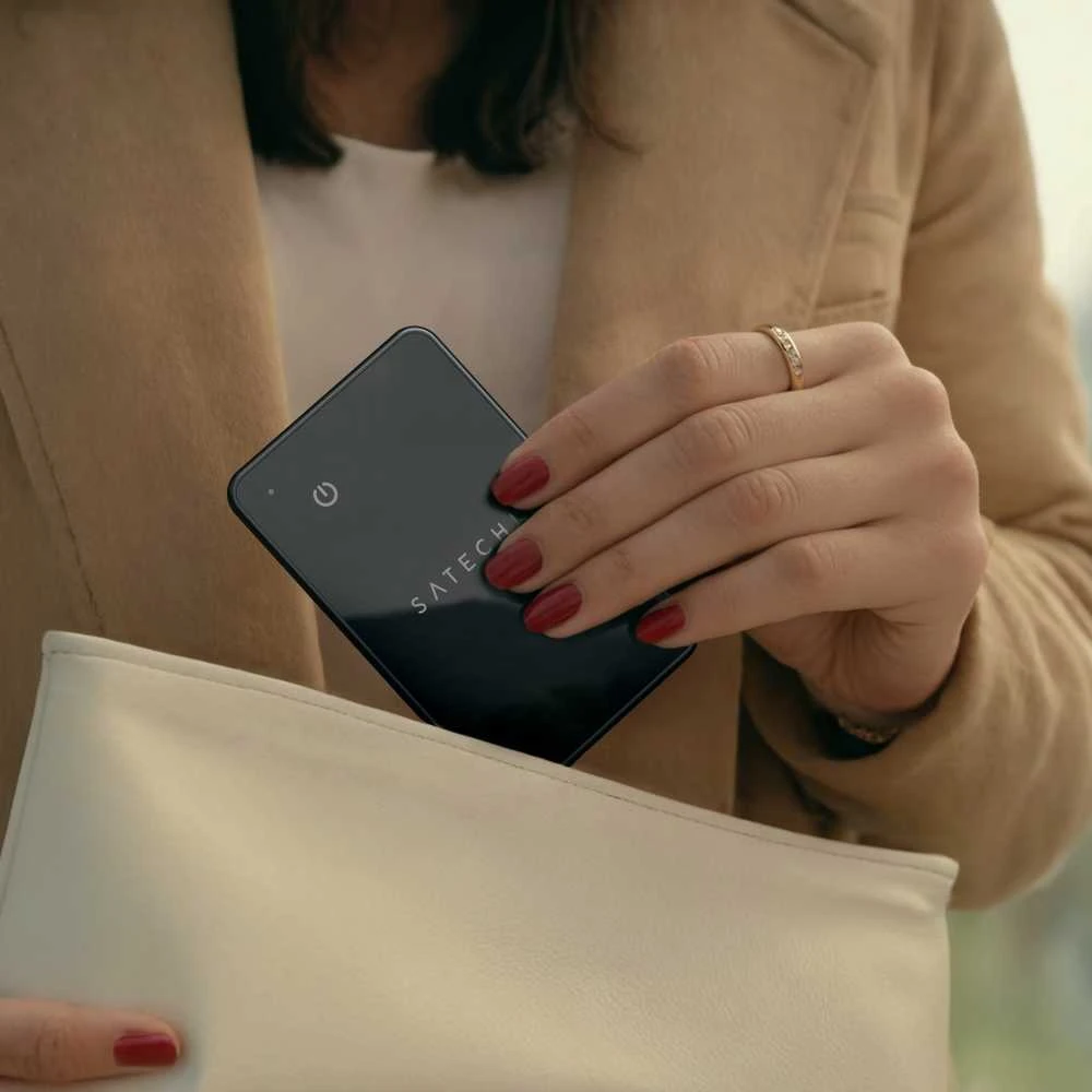 Su „Apple Find My Satechi FindAll“ piniginės kortele suderinamas ieškiklis ST-LFAWCK juoda