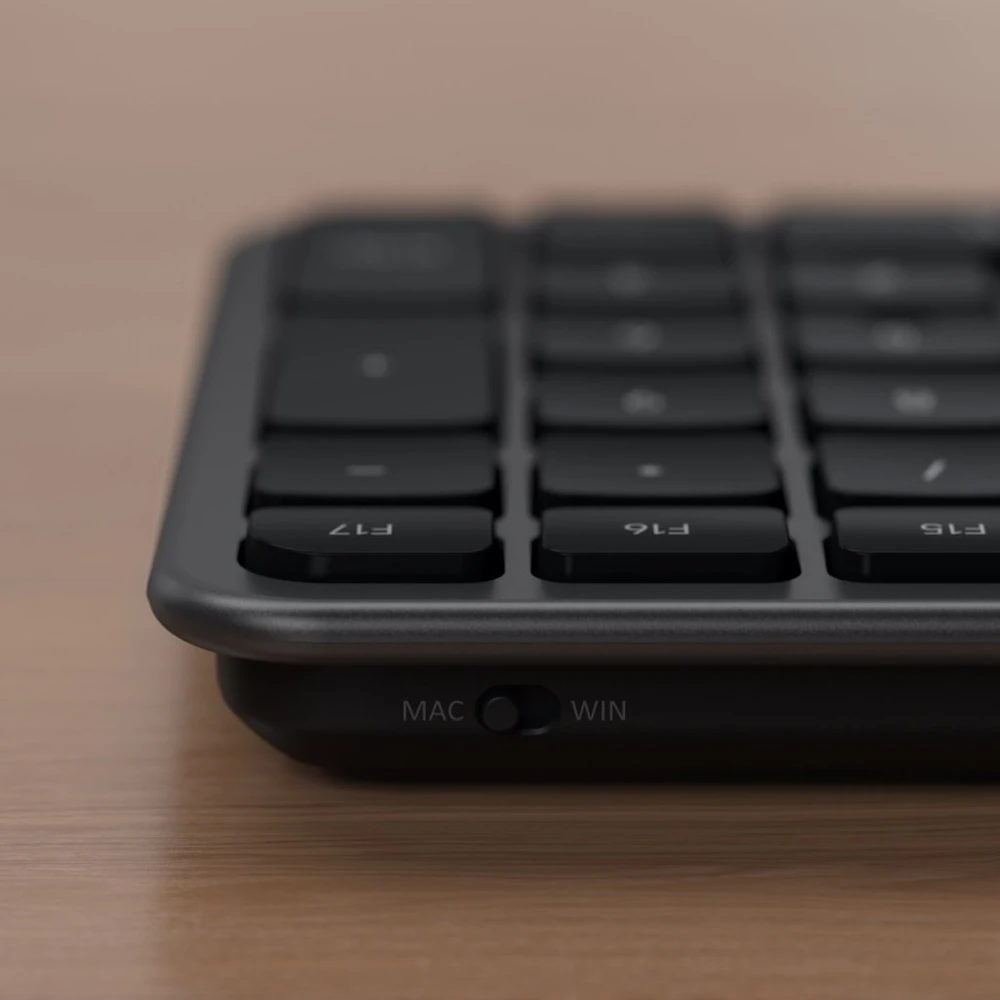 su laidu klaviatūra USB A/USB C QWERTY Dual (Mac/Windows) Satechi Slim LX3 su laidu space juodas