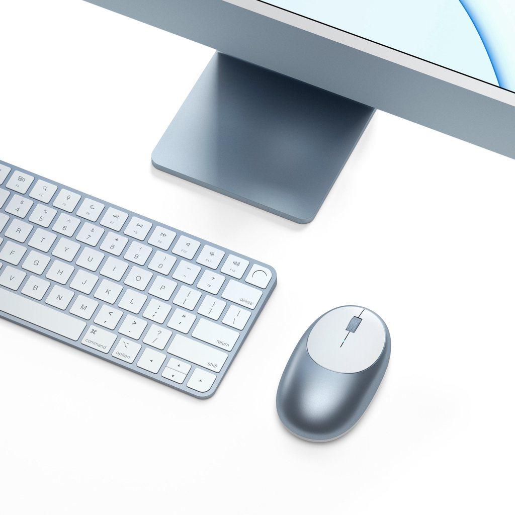Belaidė pelė Satechi 1200 dpi bluetooth M1 mėlynas