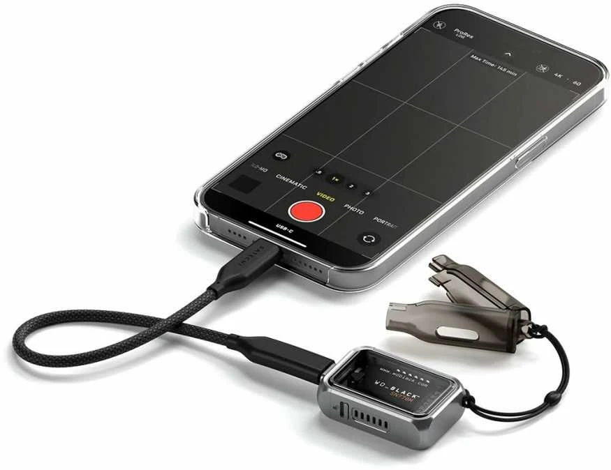 Carruzzo Satechi ST-E2230M saugojimo diskų korpusas SSD korpusas Pilka M.2