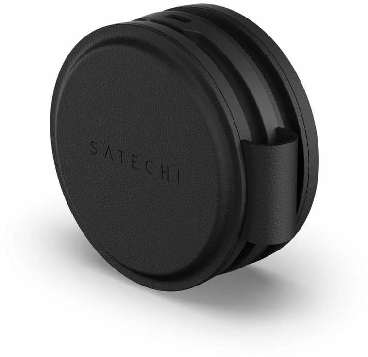 „Satechi OntheGo?“ 3 viename belaidis įkroviklis – juodas