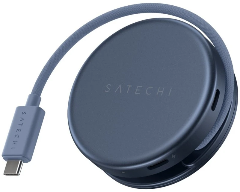 Satechi OntheGo? 5 viename kelių prievadų adapteris, skirtas MacBook Neo – Indigo