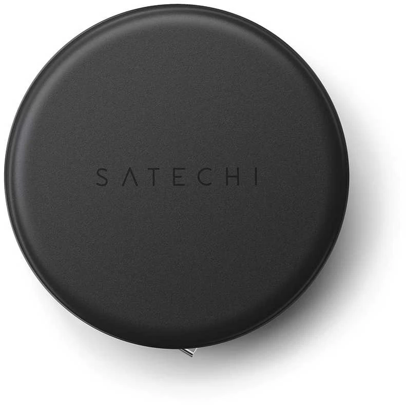 Satechi 7in1 HUB juodas apvalus korpusas