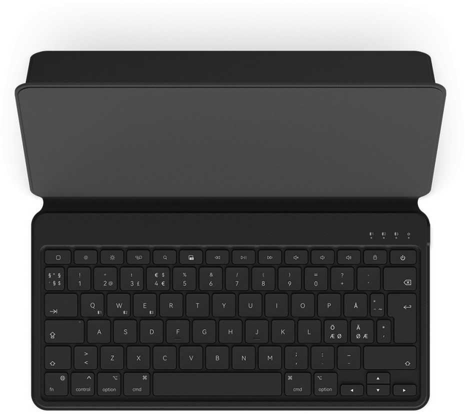 „Satechi OntheGo?“ „Bluetooth“ klaviatūra su stovu, „Nordic išdėstymas“ – juoda
