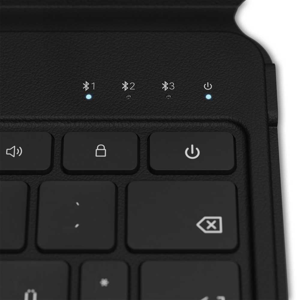 „Satechi OntheGo?“ „Bluetooth“ klaviatūra su stovu, „Nordic išdėstymas“ – juoda