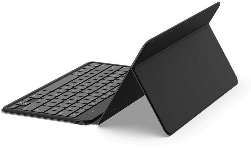 „Satechi OntheGo?“ „Bluetooth“ klaviatūra su stovu, „Nordic išdėstymas“ – juoda