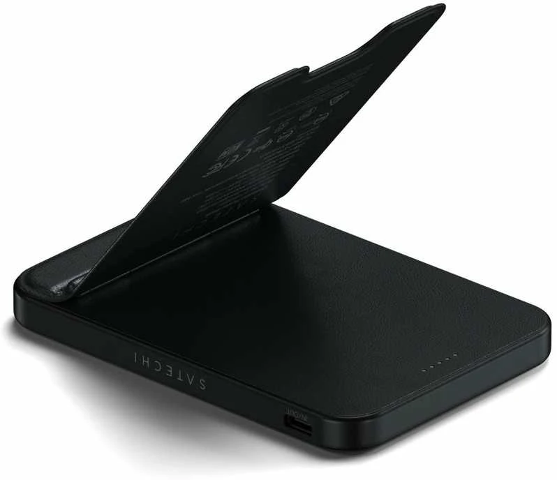 Carruzzo Satechi ST-B5Q2SK nešiojamasis įkroviklis 5000 mAh Belaidis įkrovimas Juoda