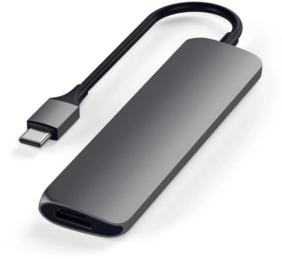 Apple Satechi USB-C 4 Multiport Kosminė pilka adapter