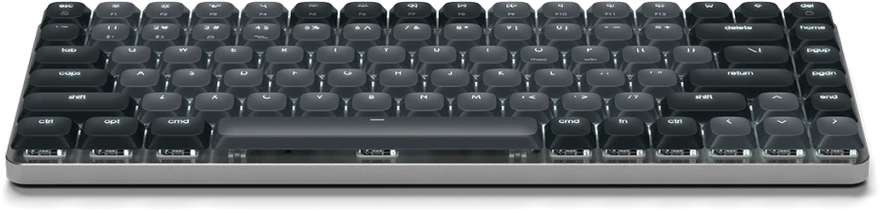 SATECHI SM1 Slim Mechaninė Backlight Bluetooth klaviatūra (tamsi) – JAV anglų kalba