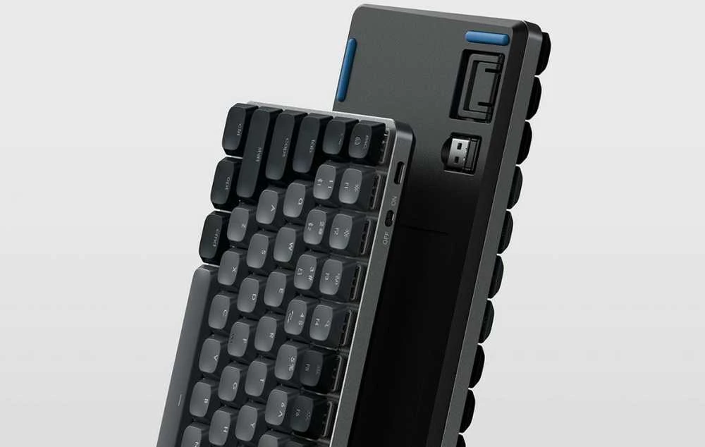 SATECHI SM1 Slim Mechaninė Backlight Bluetooth klaviatūra (tamsi) – JAV anglų kalba