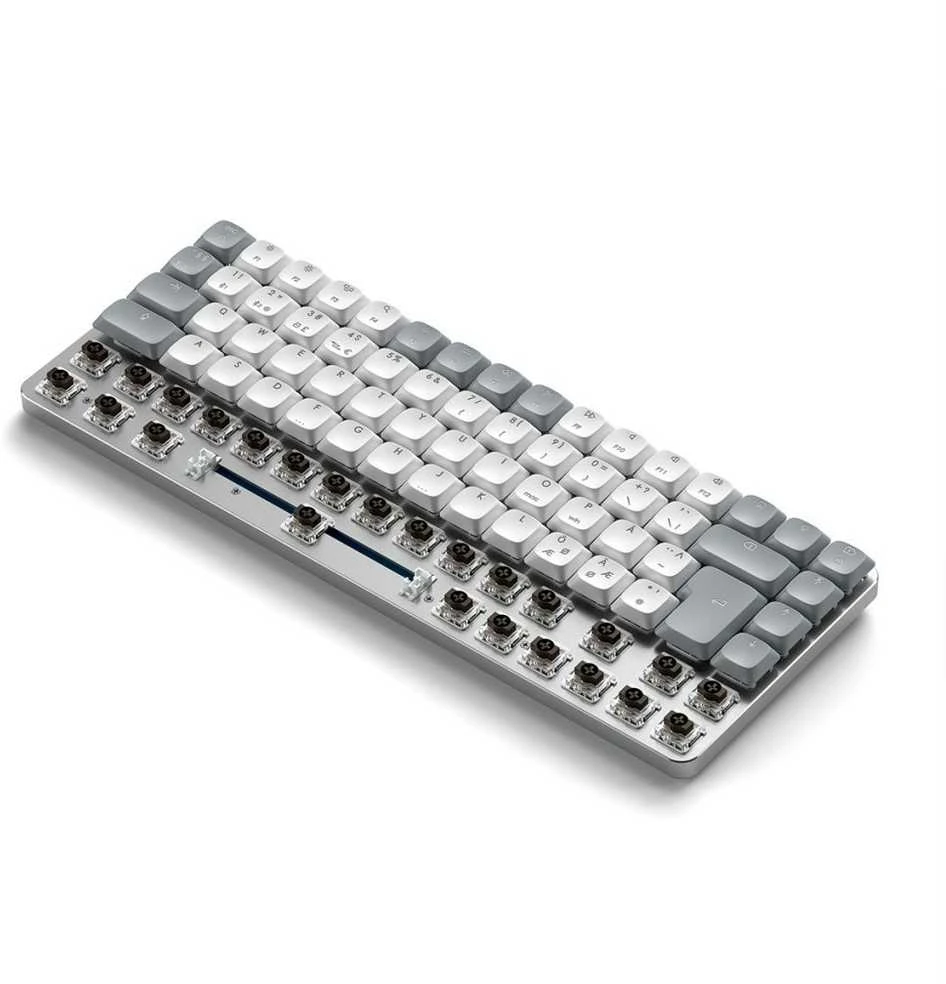 Satechi SM1 Slim Mechaninė su pašvietimu Klaviatūra Nordic išdėstymas - Light Pilkas