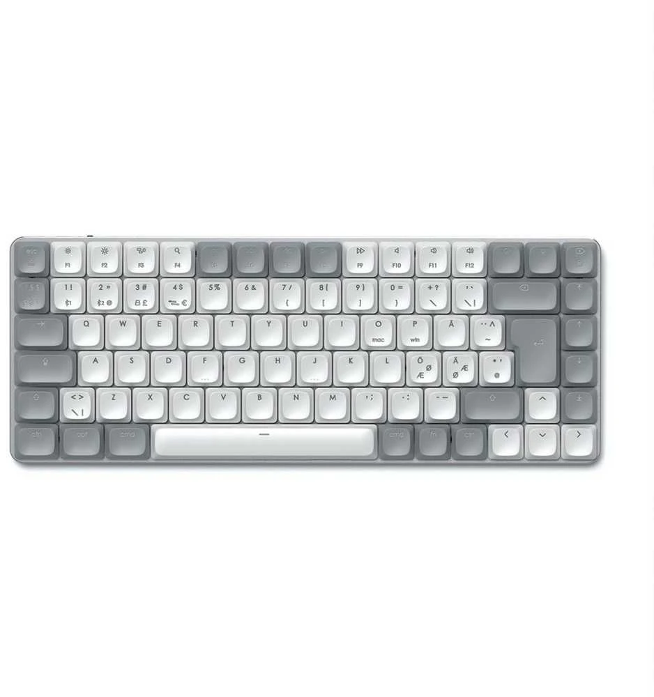 Satechi SM1 Slim Mechaninė su pašvietimu Klaviatūra Nordic išdėstymas - Light Pilkas