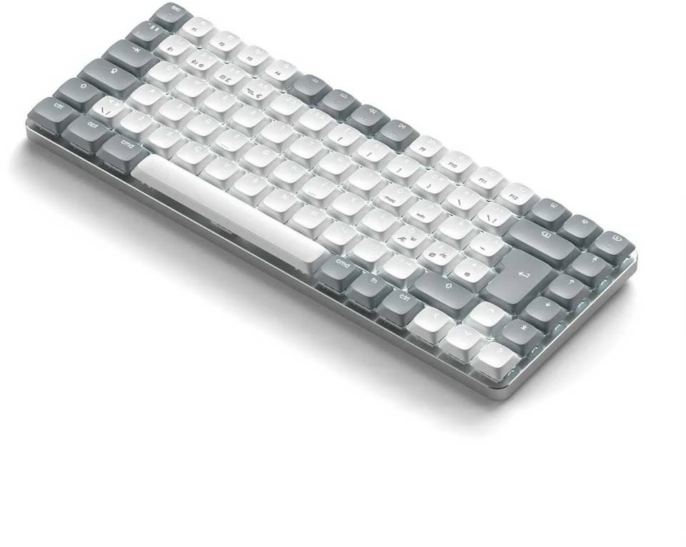 Satechi SM1 Slim Mechaninė su pašvietimu Klaviatūra Nordic išdėstymas - Light Pilkas