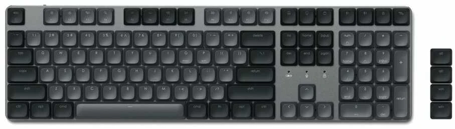 Satechi SM3 Slim Mechaninė su pašvietimu Bluetooth Klaviatūra Nordic išdėstymas - Dark